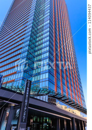 東京都港區三田的市區景觀（三田花園塔） 114094437