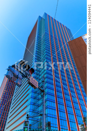 東京都港區三田的市區景觀（三田花園塔） 114094441