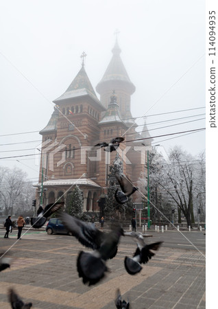 A view of the metropolitan orthodox cathedral A view of the metropolitan orthodox cathedral 114094935
