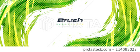 Green Lime Gradient Brush Texture Isolated on White Background with Halftone Effect. Sport Background with Grunge Style Green Lime Gradient Brush Texture Isolated on White Background with Halftone Effect. Sport Background with Grunge Style 114095022