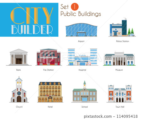 City Builder Set 1: Public and Municipal Buildings 114095418