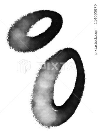 Bold black minimalistic ink watercolour hand drawn illustration shapes abstract Bold black minimalistic ink watercolour hand drawn illustration shapes abstract 114095979