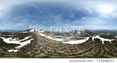 殘雪的宮城藏王 空拍 VR 114096031