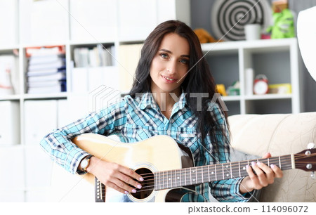 Perfect girl looking with gladness Perfect girl looking with gladness 114096072