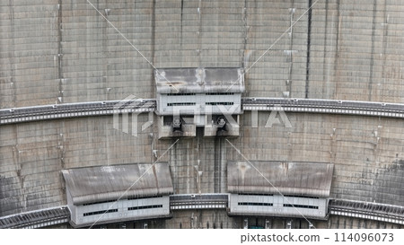 [Nukui Dam discharge] Drone aerial photography_No50 114096073