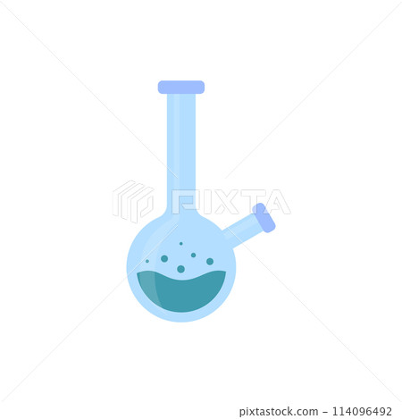 Cartoon Color Glass Bong Marijuana CBD Concept Flat Design Style Isolated on a White Background. Vector illustration Cartoon Color Glass Bong Marijuana CBD Concept Flat Design Style Isolated on a White Background. Vector illustration 114096492