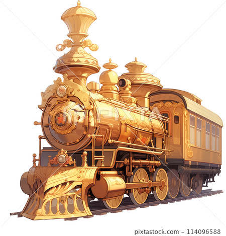 Retro locomotive Retro locomotive 114096588