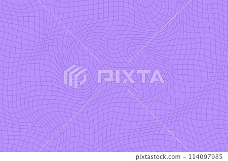 Purple retro psychedelic checkerboard pattern. Groovy funky textures. Stock vector illustration in flat style. Purple retro psychedelic checkerboard pattern. Groovy funky textures. Stock vector illustration in flat style. 114097985