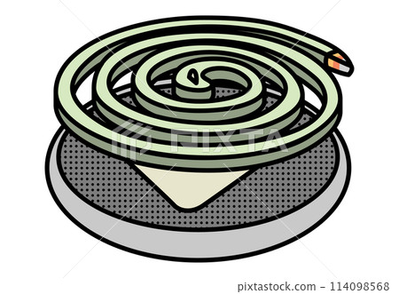 Illustration of mosquito coil Illustration of mosquito coil 114098568