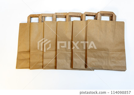 craft paper bag. paper bags with handles for shopping craft paper bag. paper bags with handles for shopping 114098857