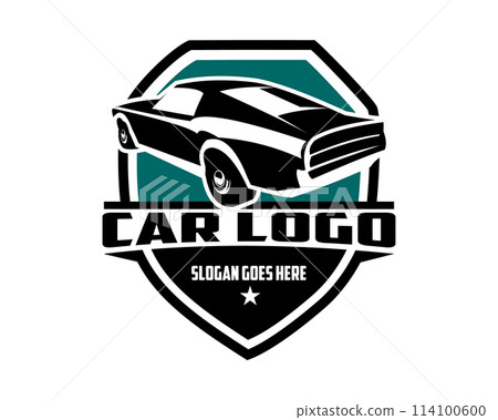 1968 Mustang 390 car logo - vector illustration, emblem design on a white background 1968 Mustang 390 car logo - vector illustration, emblem design on a white background 114100600