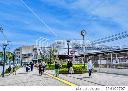 神奈川縣橫濱市金澤文庫站的城市景觀 114100707