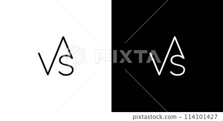 Unique and modern  NS logo design 114101427