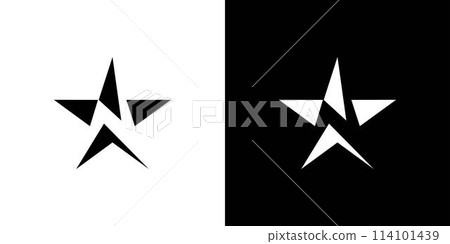 Unique and modern N star logo design 114101439