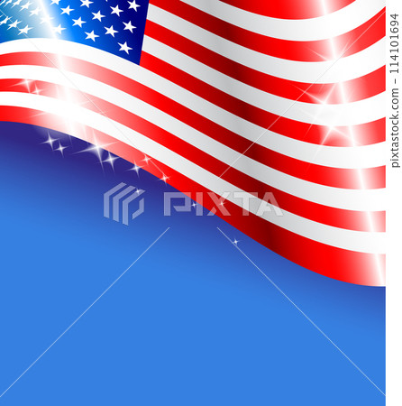 Abstract American flag for Independence Day USA Abstract American flag for Independence Day USA 114101694