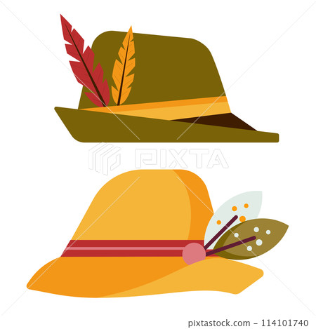 Classic German Hat with Feather 114101740