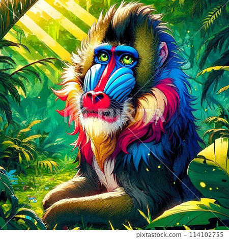 動漫風格的狒狒 動漫風格的狒狒 114102755