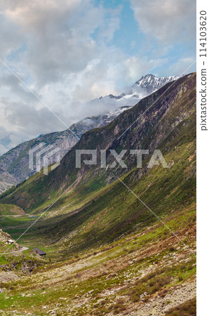 Summer Pass del San Gottardo, Switzerland. Summer Pass del San Gottardo, Switzerland. 114103620