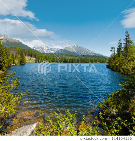 Strbske Pleso (Slovakia) spring view. Strbske Pleso (Slovakia) spring view. 114104136