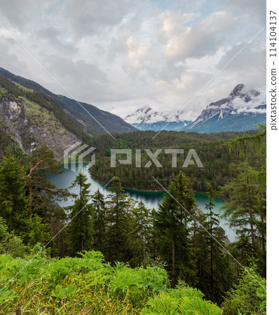 Blindsee summer landscape, Austria. Blindsee summer landscape, Austria. 114104137