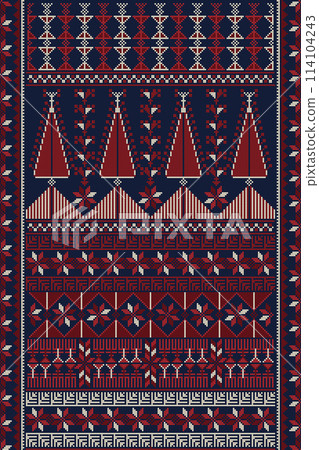 Palestinian Tatreez, template pattern 17 114104243