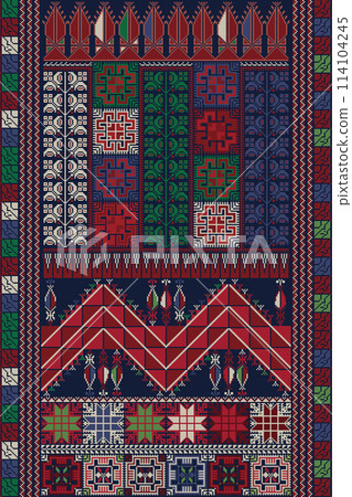 Palestinian Tatreez, template pattern 18 114104245