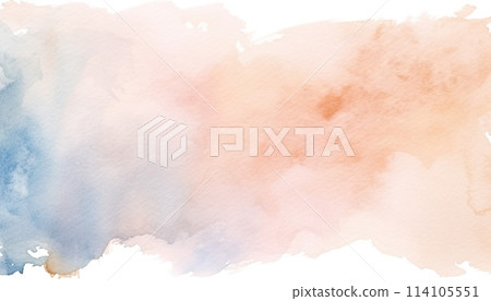 abstract warm purple orange pink watercolor paint flow texture pattern background 114105551