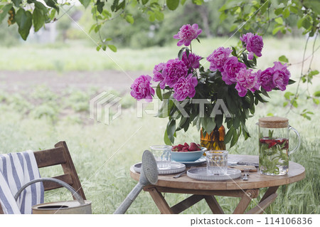garden and tea party 114106836