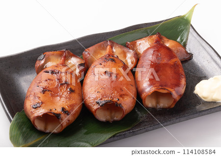 Squid with guts removed, teriyaki (Argentine pine squid, from China) 114108584