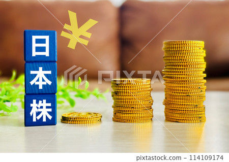 Image of investing in Japanese stocks 114109174