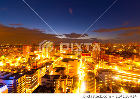 Kawasaki Station night view 2024 114110414