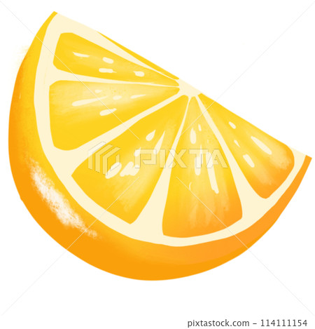 lemon slice on white background lemon slice on white background 114111154