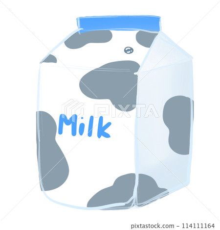 milk in plastic bottle 114111164