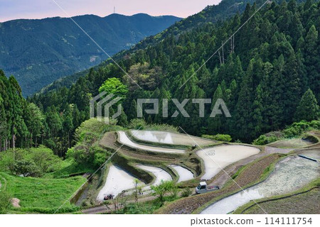 Rice terrace of Kashihara 114111754