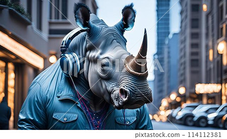 城市裡的犀牛 114112381