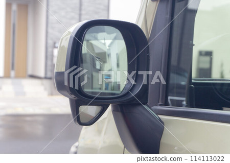 Safety auxiliary mirror, door mirror, passenger car 114113022