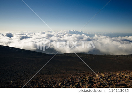 Stunning view of the Haleakala National Park on island of Maui, Hawaii 114113085