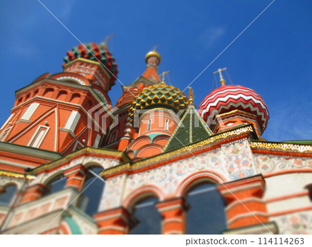 Russia Moscow Wassiri temple diorama style Russia Moscow Wassiri temple diorama style 114114263