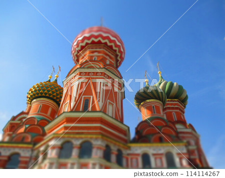Russia Moscow Wassiri temple diorama style Russia Moscow Wassiri temple diorama style 114114267