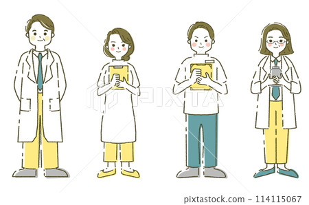 醫事工作者插畫集插畫素材集 114115067