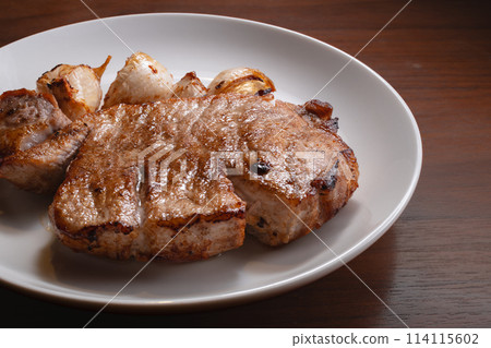 大蒜炒豬排俯視圖 114115602