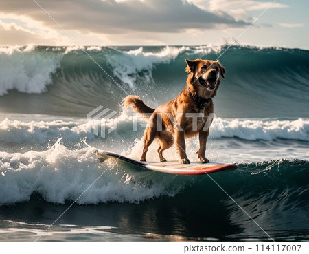 海洋！狗衝浪者乘風破浪 114117007