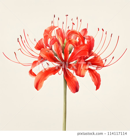 a close up of a red flower on a white background a close up of a red flower on a white background 114117114