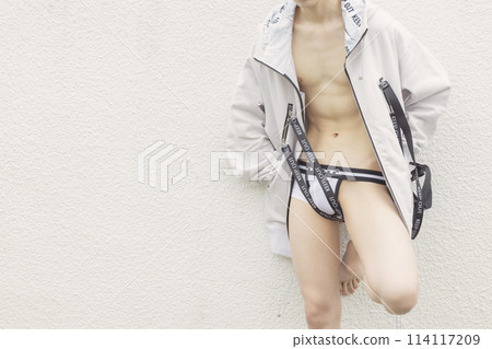 Man in underwear, no face Man in underwear, no face 114117209