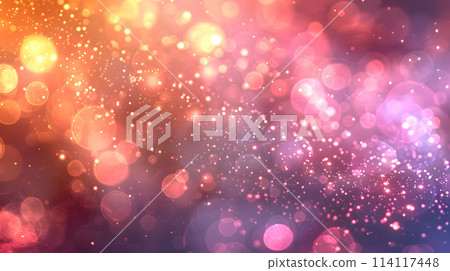 a colorful background with a lot of lights and sparkles 114117448