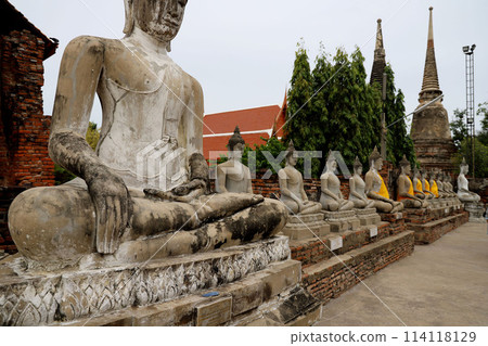 Thai Ayutthaya Wat Yai Chai Monkong Thai Ayutthaya Wat Yai Chai Monkong 114118129