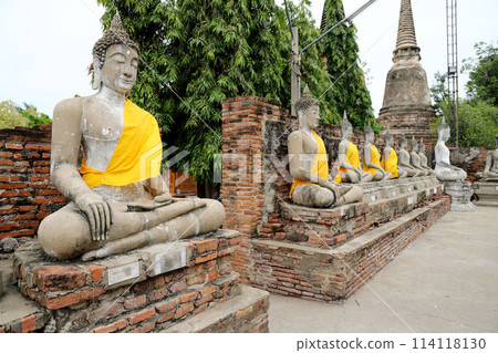 Thai Ayutthaya Wat Yai Chai Monkong Thai Ayutthaya Wat Yai Chai Monkong 114118130