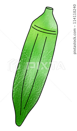 Loose and simple okra analog style 114118240