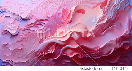 abstract Painted sea 3d Background wall wallpaper 114118444