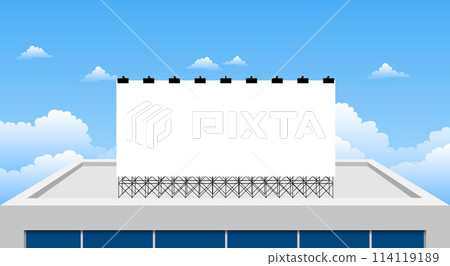 building, billboard, blank 114119189